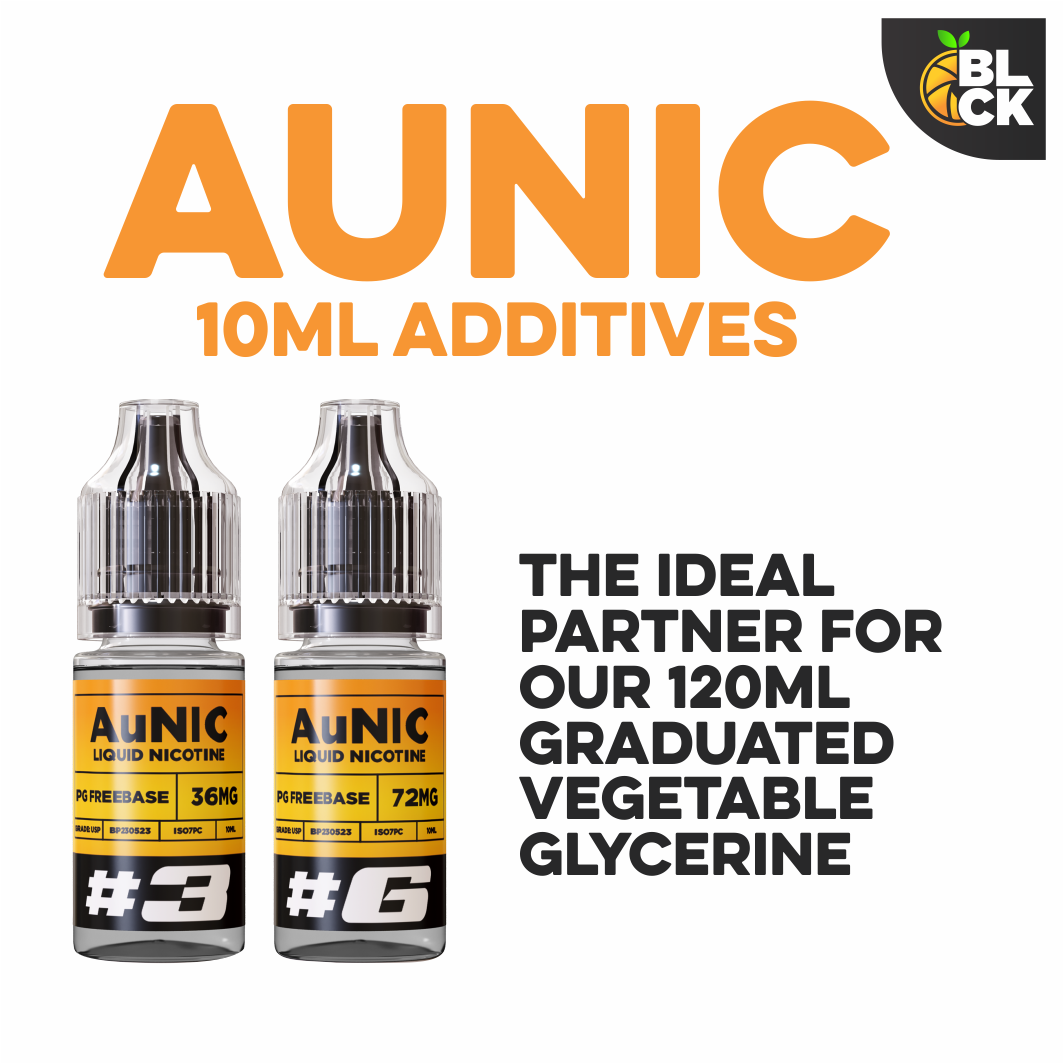 AuNic Additives 10ml (Freebase Nicotine Shots)