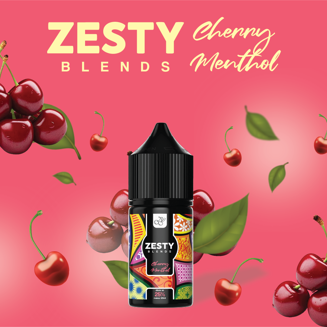 Zesty Blends - Blended Cherry Menthol Concetrate - BLCK