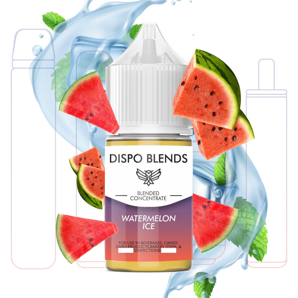 DispoBlends Blended Concentrate - Watermelon Ice (30ml)