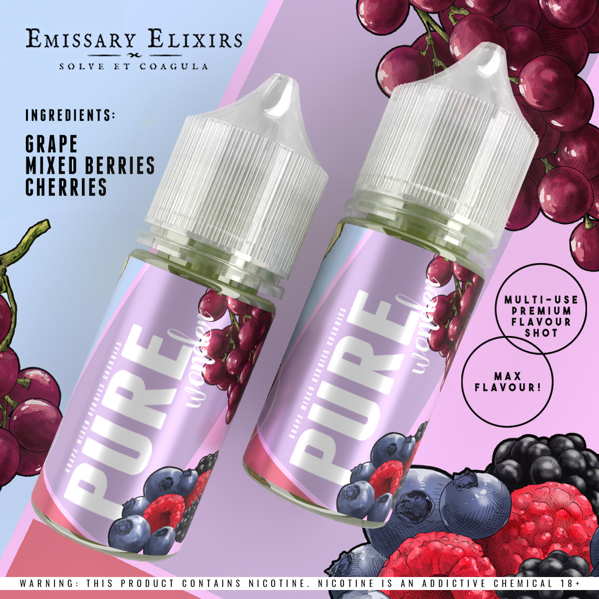 Emissary Elixirs Salt/MTL Longfill - Pure Wonder