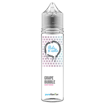 Pods n Salts - Salt Nic/MTL Longfill Grape Bubble - BLCK
