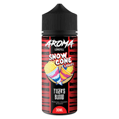 Snow Cone Longfill Aroma - Tigers Blood - BLCK Snow Cone Longfill Aroma - Tigers Blood - BLCK