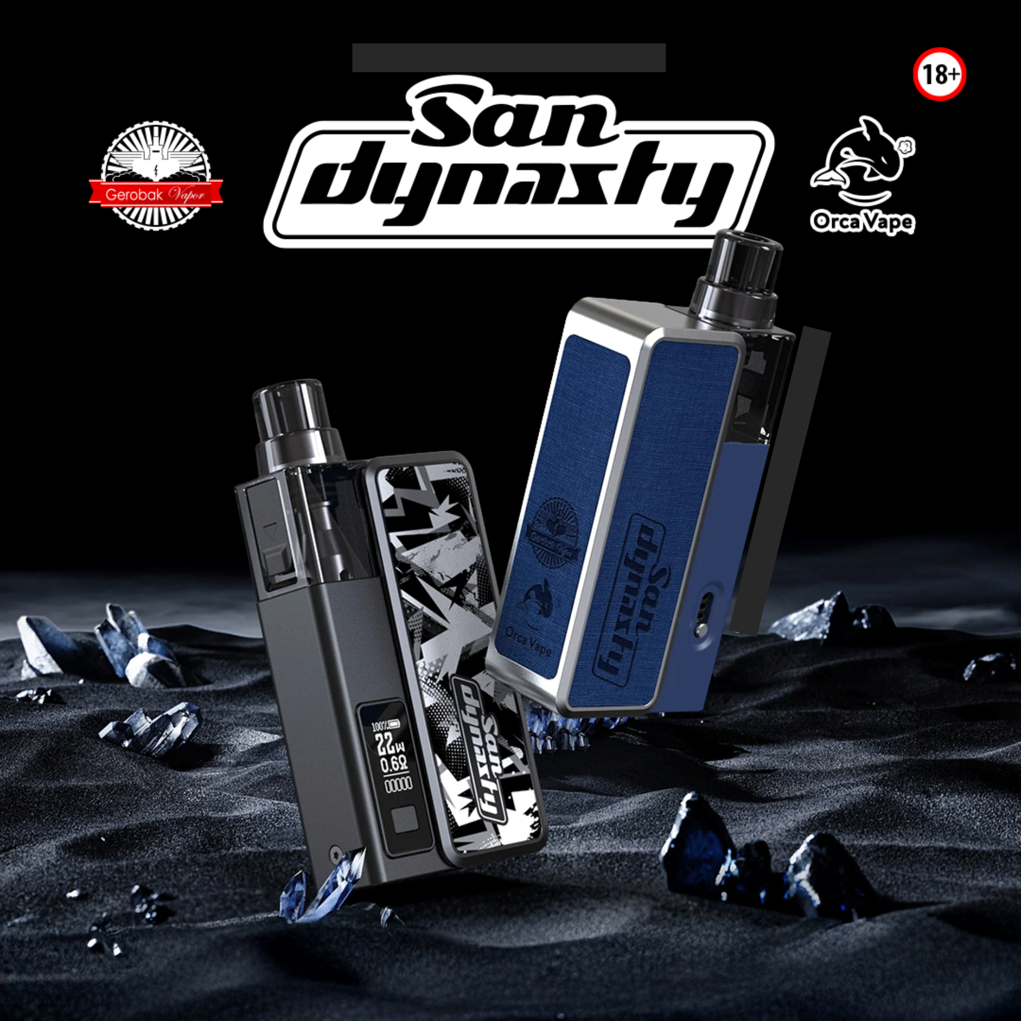 Orca Vape San Dynasty Pod Kit - BLCK SA Orca Vape San Dynasty Pod Kit - BLCK SA