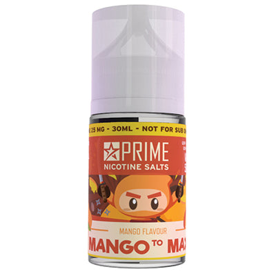 Prime Nic Salt E-Liquid - Mango to the Max - BLCK