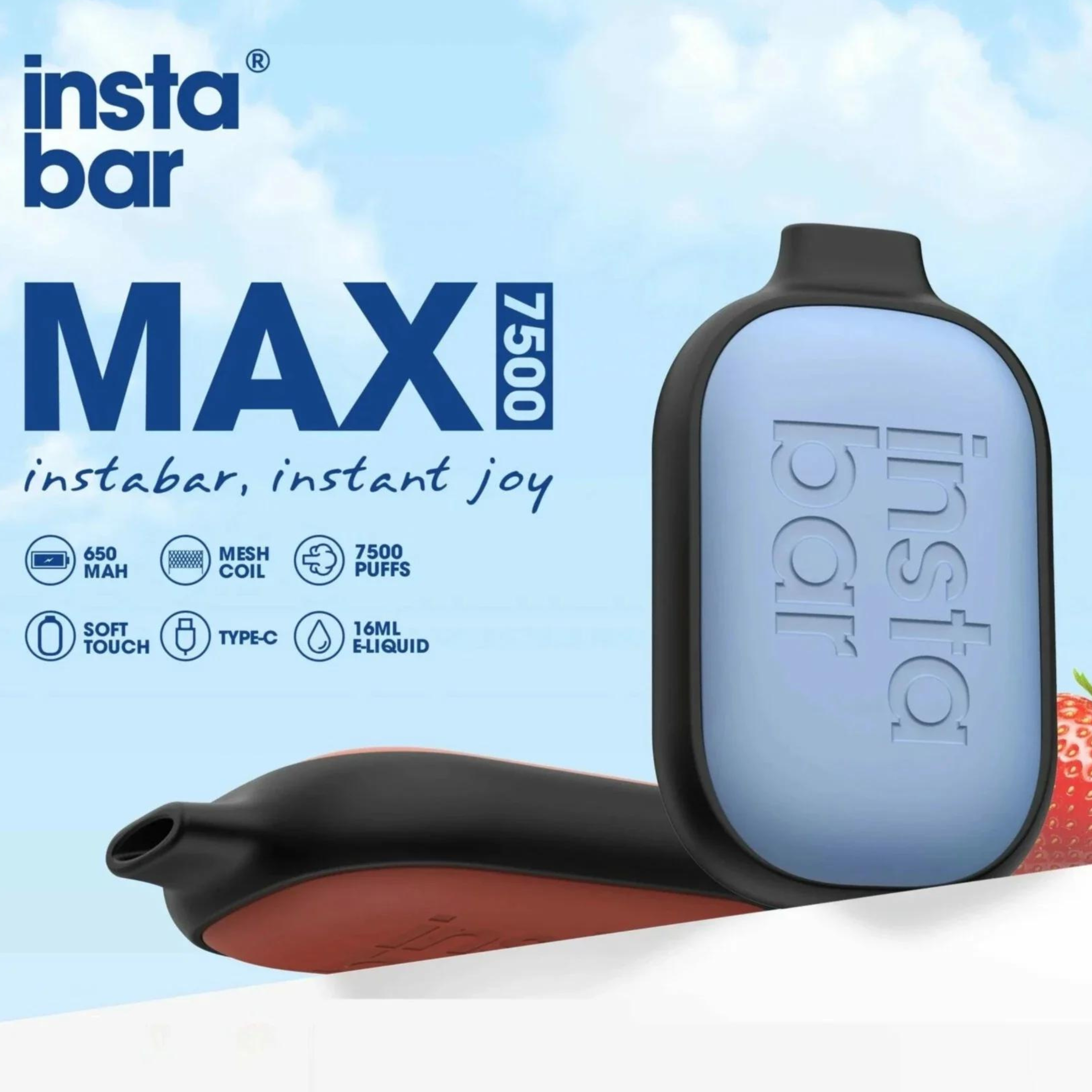 Instabar Max Disposable Device 50mg - 7500 puff