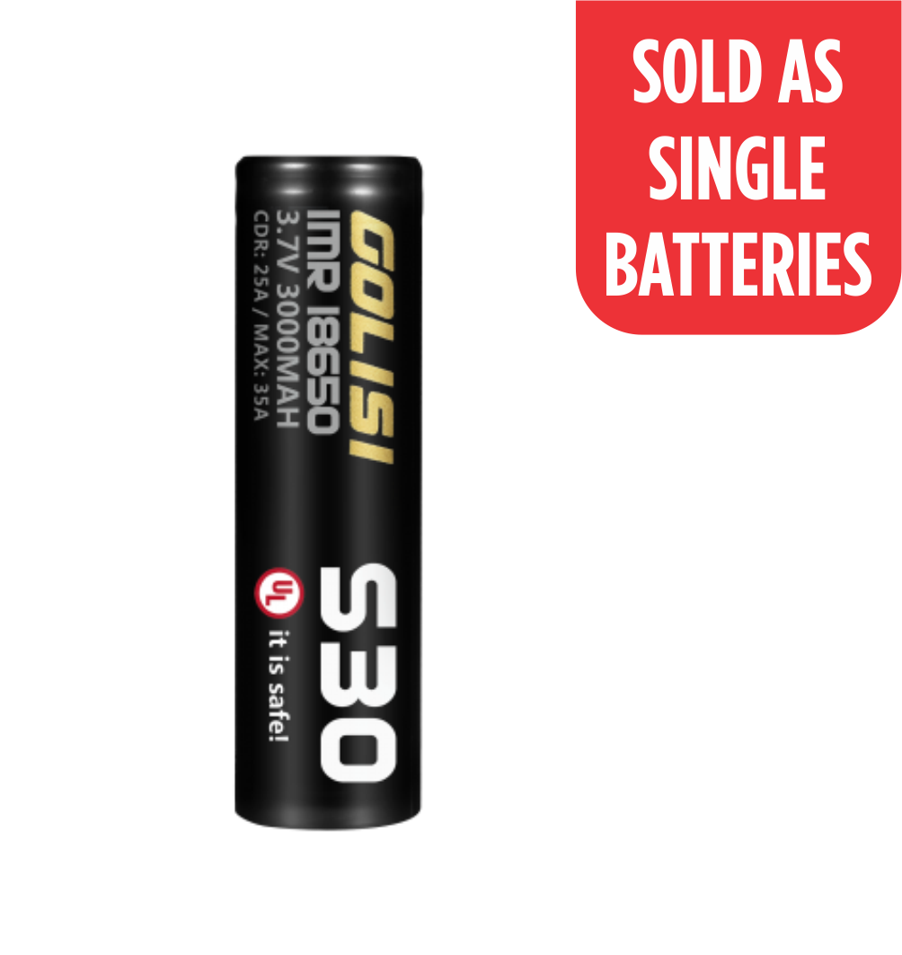 Golisi S30 18650 3000mAh 25A Battery