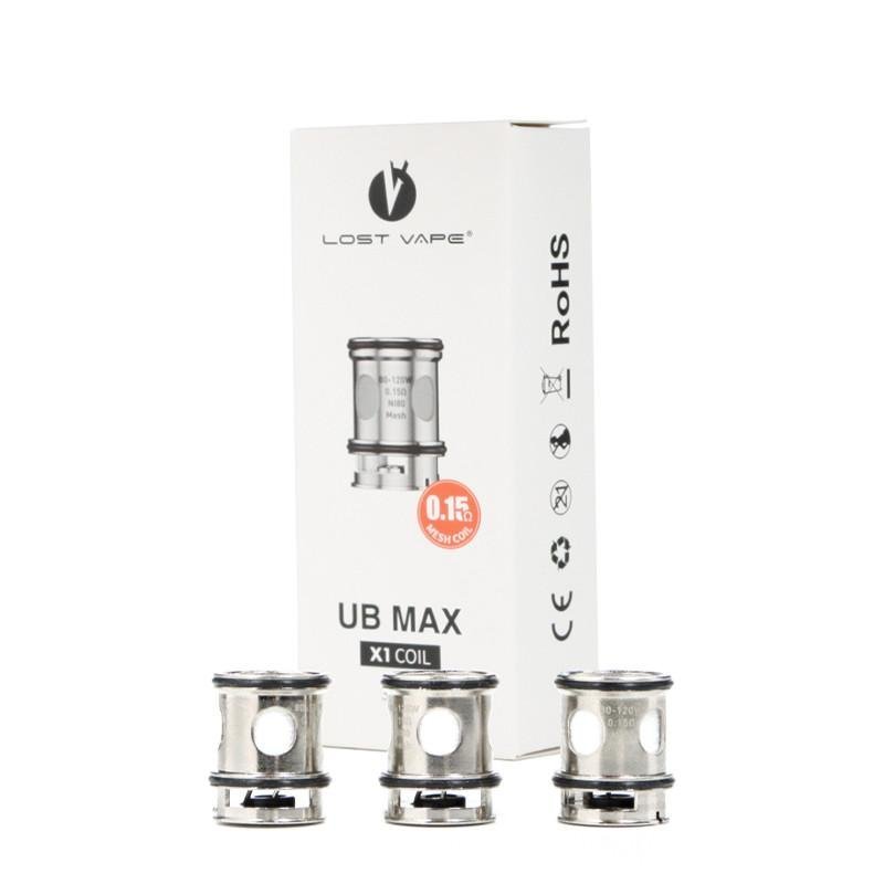 Lost Vape - UB MAX Coils - 0.15 Mesh Coils - 3pcs