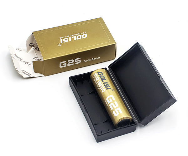Golisi G25 18650 2500mAh 20A Packaging