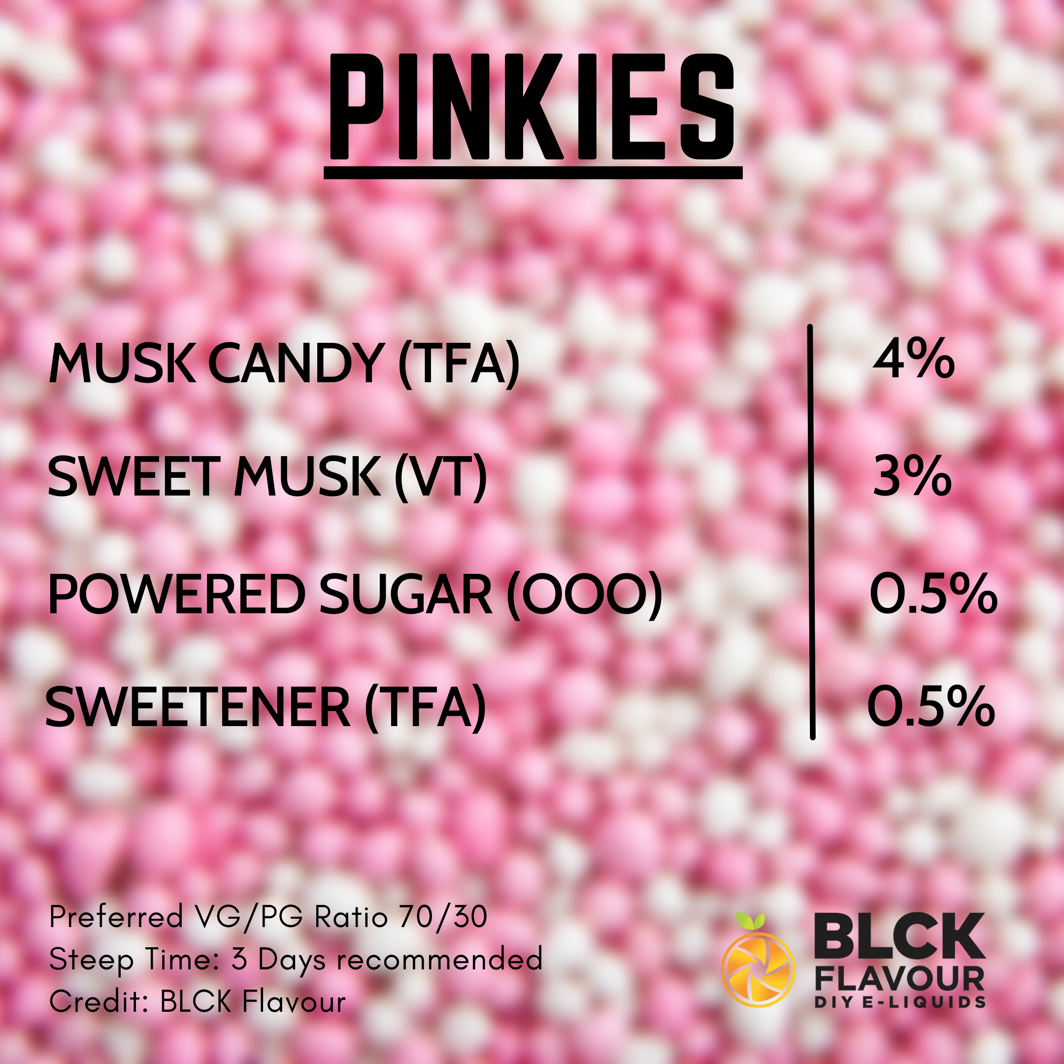 Pinkies Recipe Card Recipe Bundle - BLCK