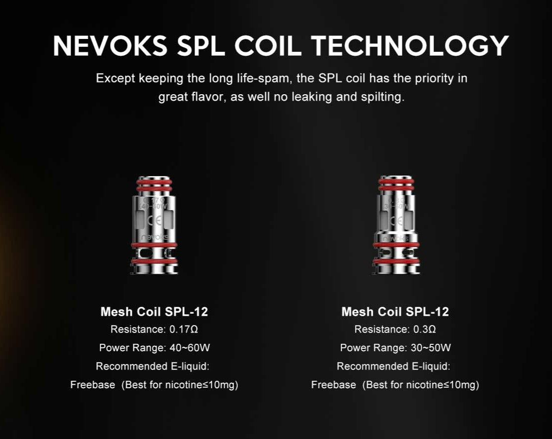 Nevoks - Veego 80 Replacement Coils - BLCK