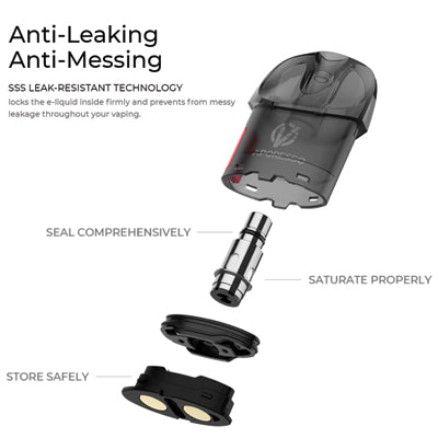 Vaporesso - Osmall 2 Replacement Pod - BLCK