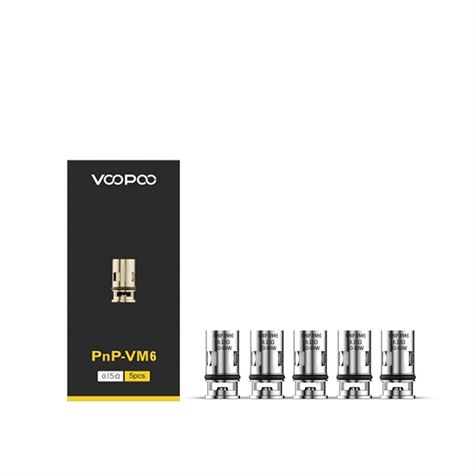 Voopoo - PNP-VM6 Mesh Replacement Coil - BLCK Voopoo - PNP-VM6 Mesh Replacement Coil - BLCK
