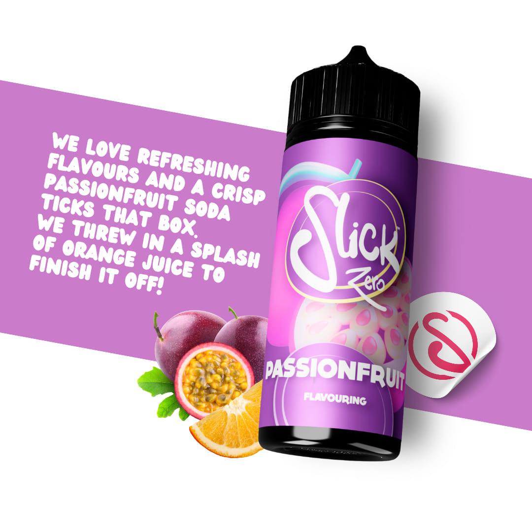 Slick Zero - Passionfruit Flavouring - BLCK