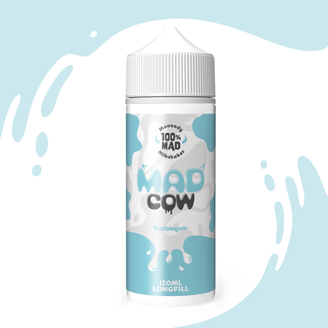 Mad Cow Longfill Flavouring - Bubblegum Milkshake