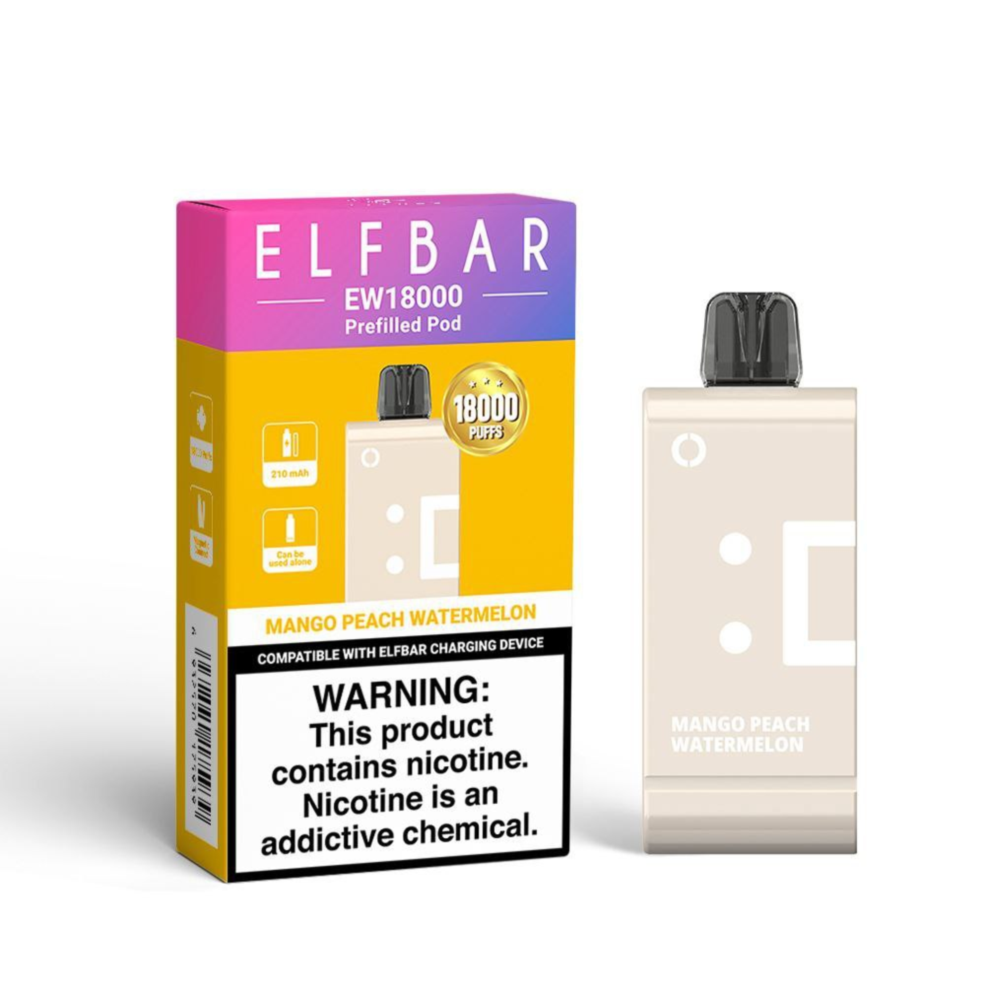 Elf Bar EW18000 Disposable Flavour Pod (18000 Puff | 50mg)