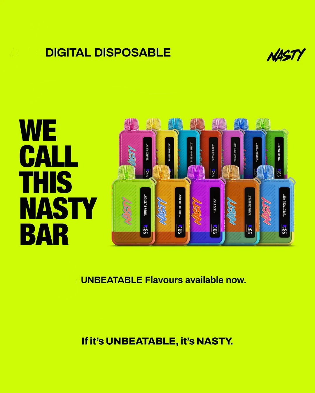 Nasty Bar Disposable Device 50mg - 9000 puff