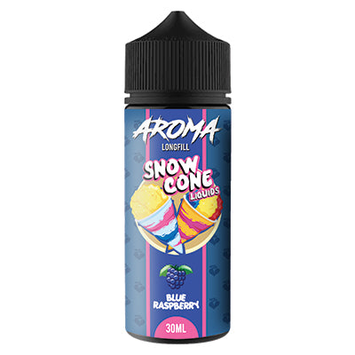 Snow Cone Longfill Aroma - Blue Raspberry - BLCK