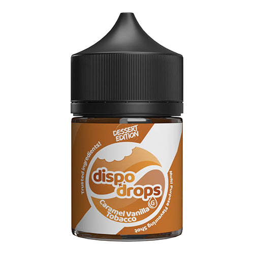 G-Drops Salt Nic/MTL Longfill - Dispo Drops Caramel Vanilla Tobacco Flavouring