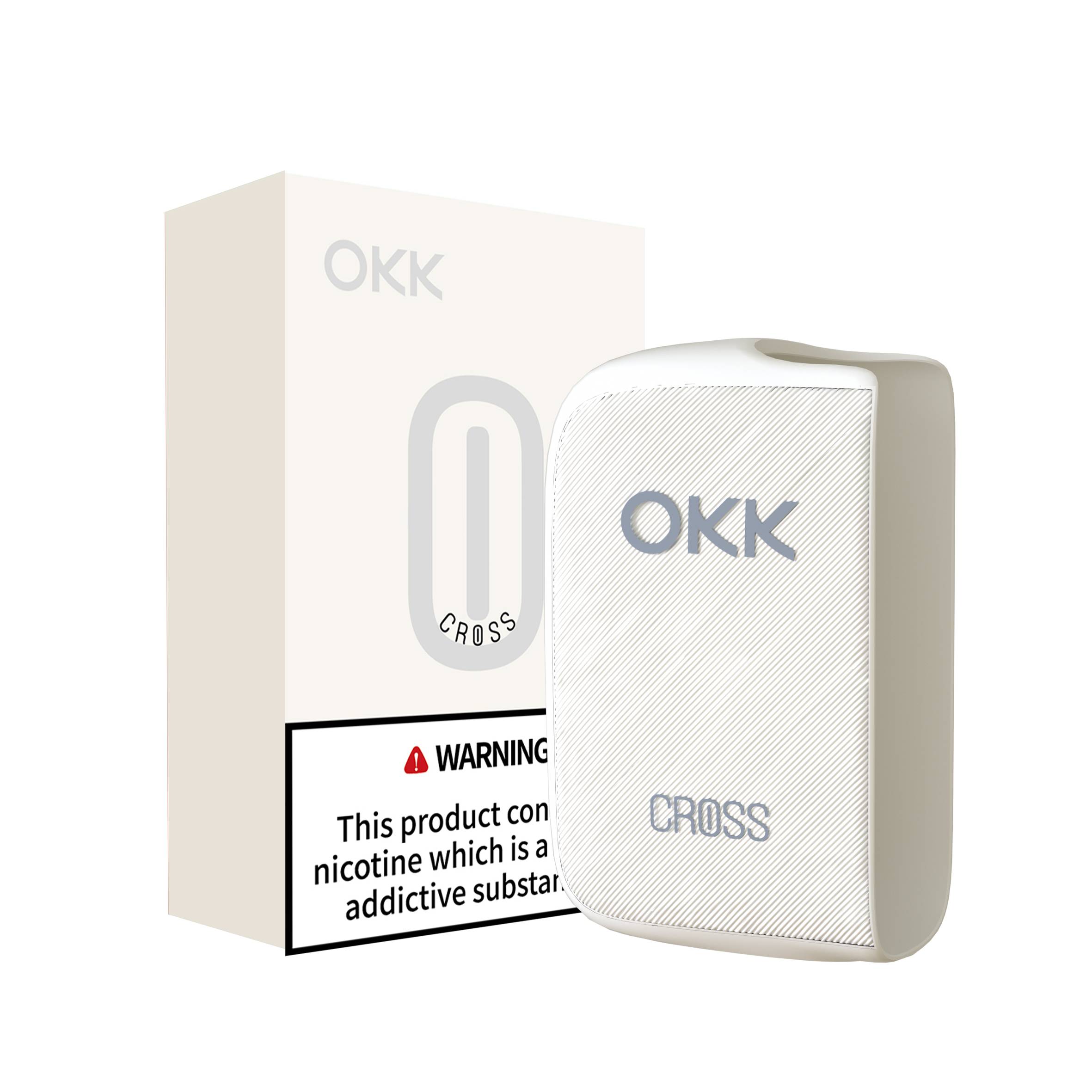 OKK Cross Disposable Battery - Ivory White