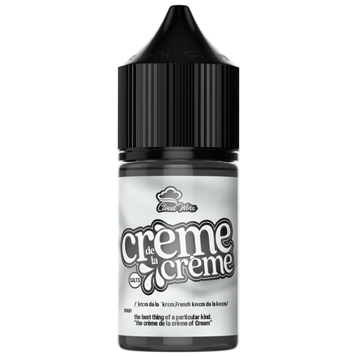 Cloud Worx Salt Nic E-Liquid - Crème de la Crème
