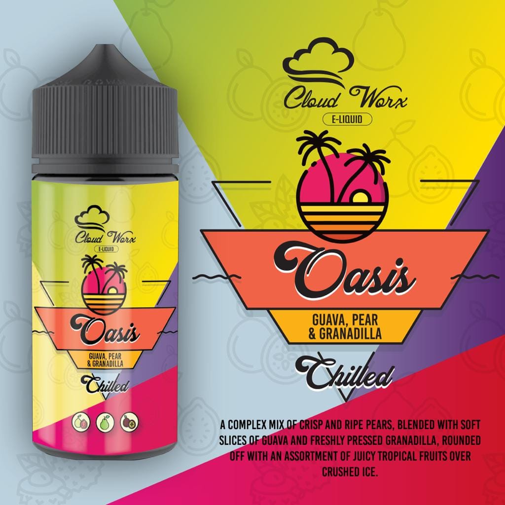 Cloud Worx E-Liquid - Oasis Chilled