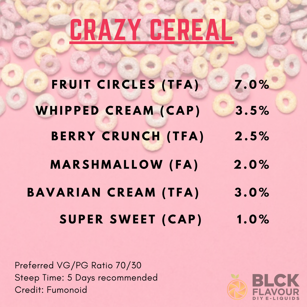 RB Crazy Cereal Recipe Card