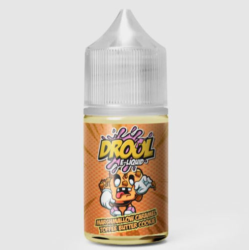 Drool Salt Nic E-Liquid - Marshmallow Caramel Toffee Butter Cookie