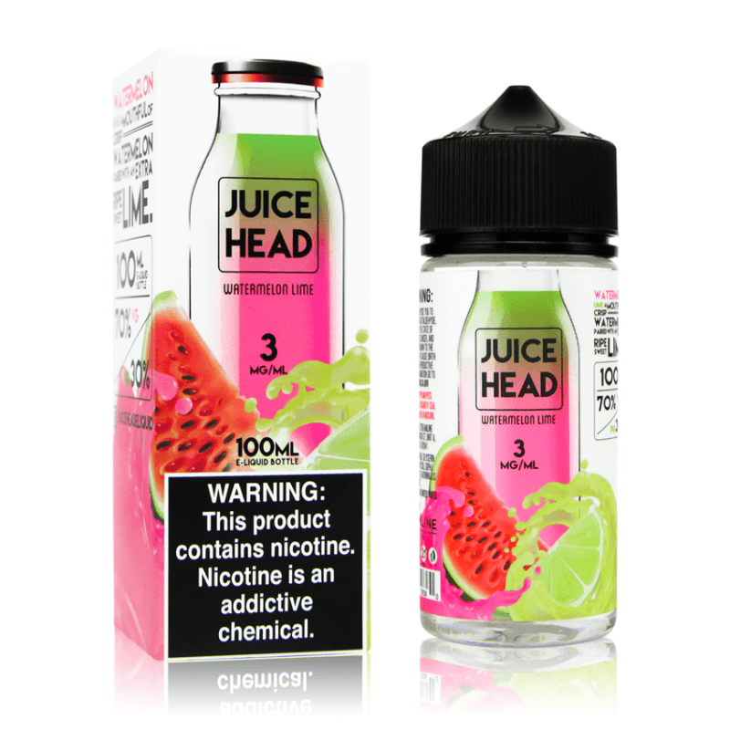 Juice Head E-Liquid - Watermelon & Lime
