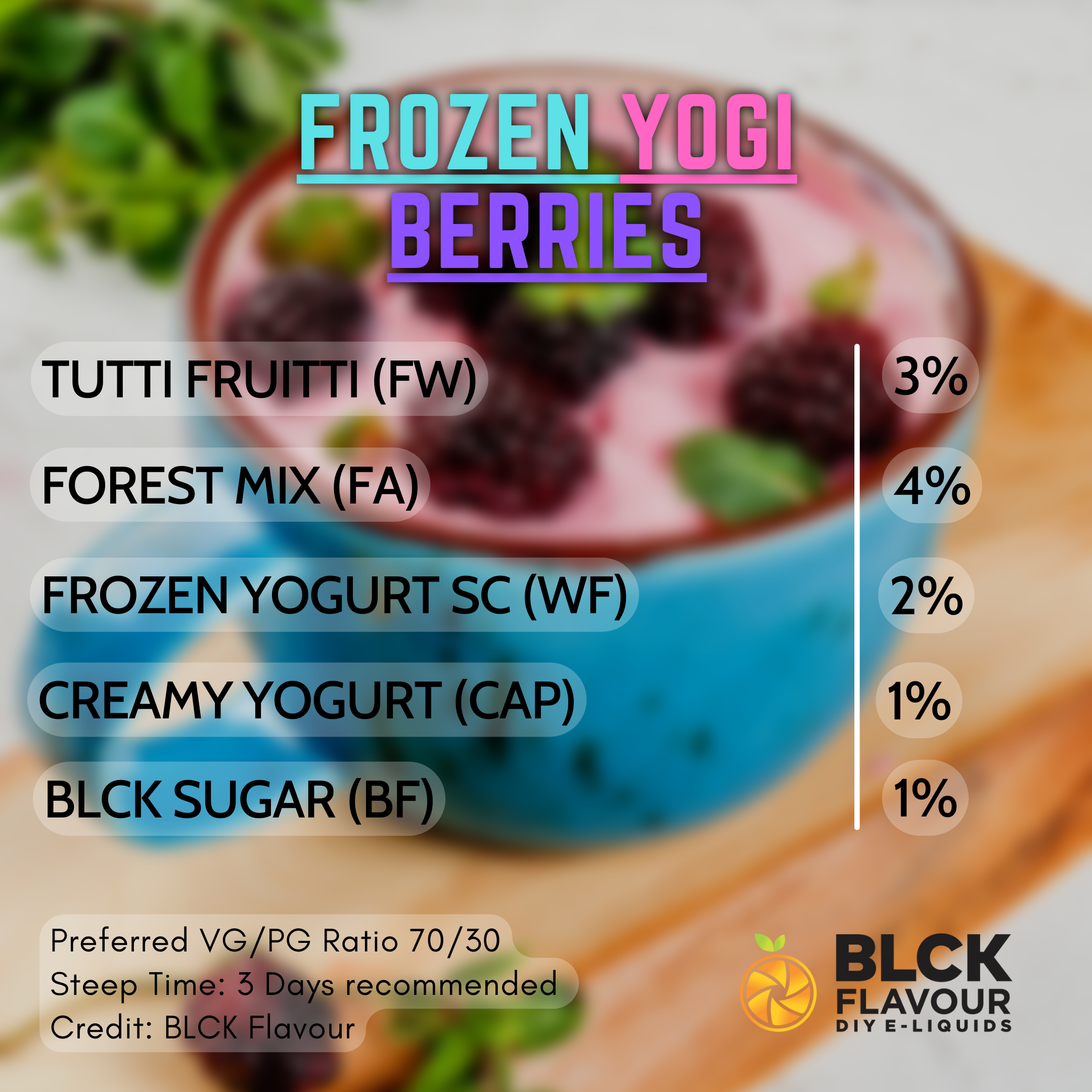 RB Frozen Yogi Berries Recipe Card