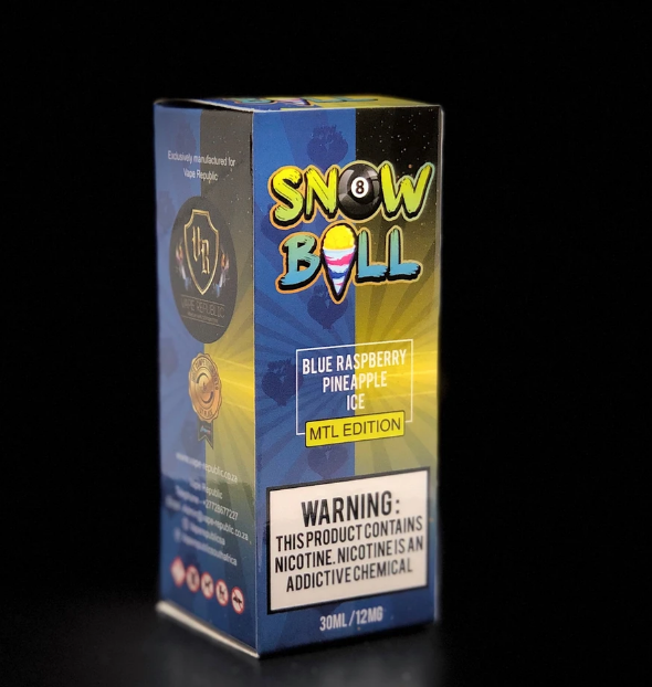 Snow Ball MTL E-Liquid - Blue Raspberry Pineapple Ice