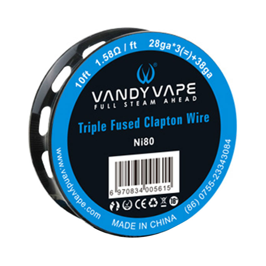 Vandy Vape Triple Fused Clapton Wire NI80