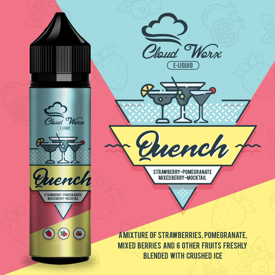 Cloud Worx E Liquid Quench BLCK Flavour