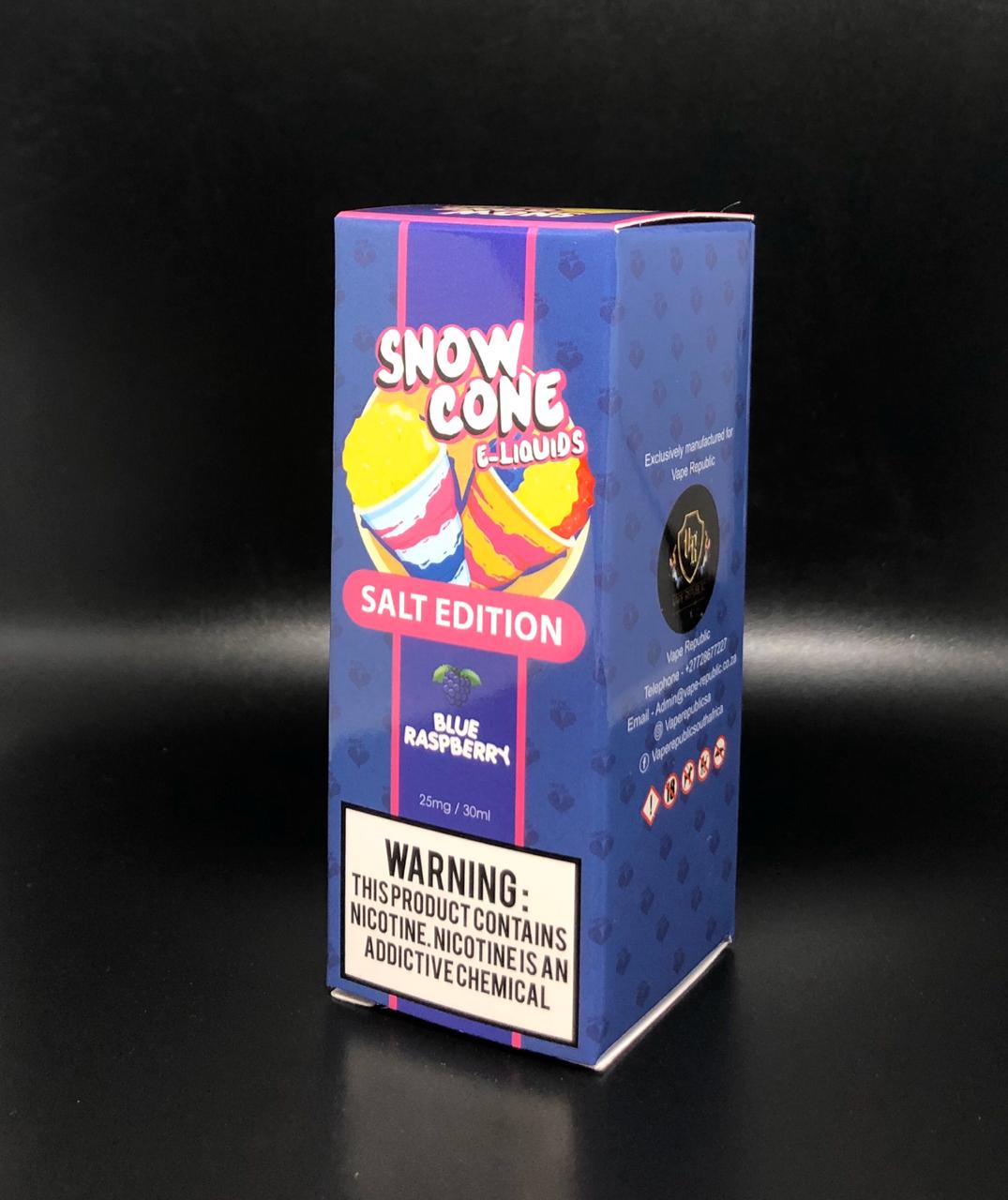 Snow Cone Salt Nic E-Liquid - Blue Raspberry