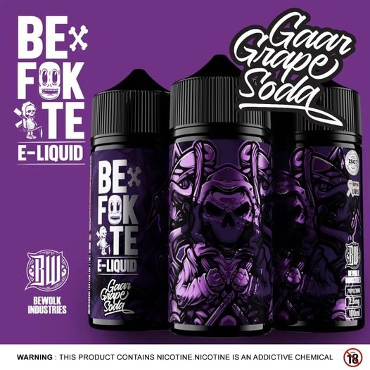 Bef#kte E-Liquid - Gaar Grape Soda