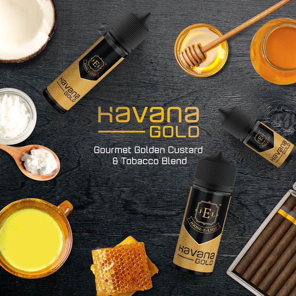 Joose-E-Liqz E-Liquid - Havana Gold